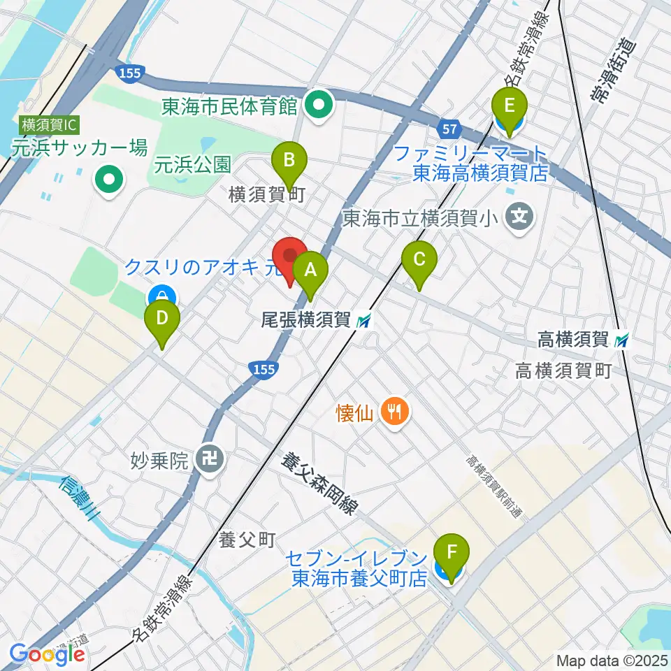 カワベフルート工房周辺のコンビニエンスストア一覧地図