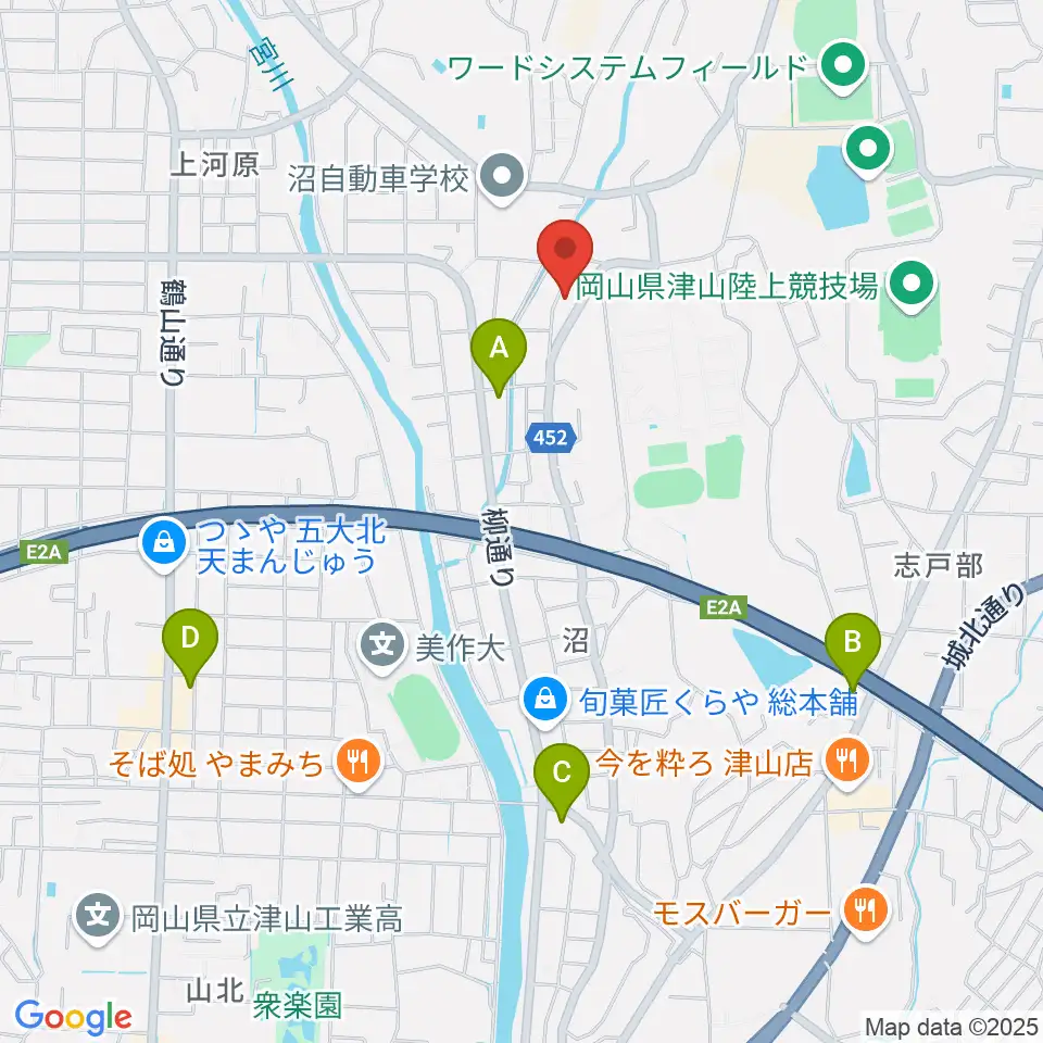 秋久弦楽器工房周辺のコンビニエンスストア一覧地図