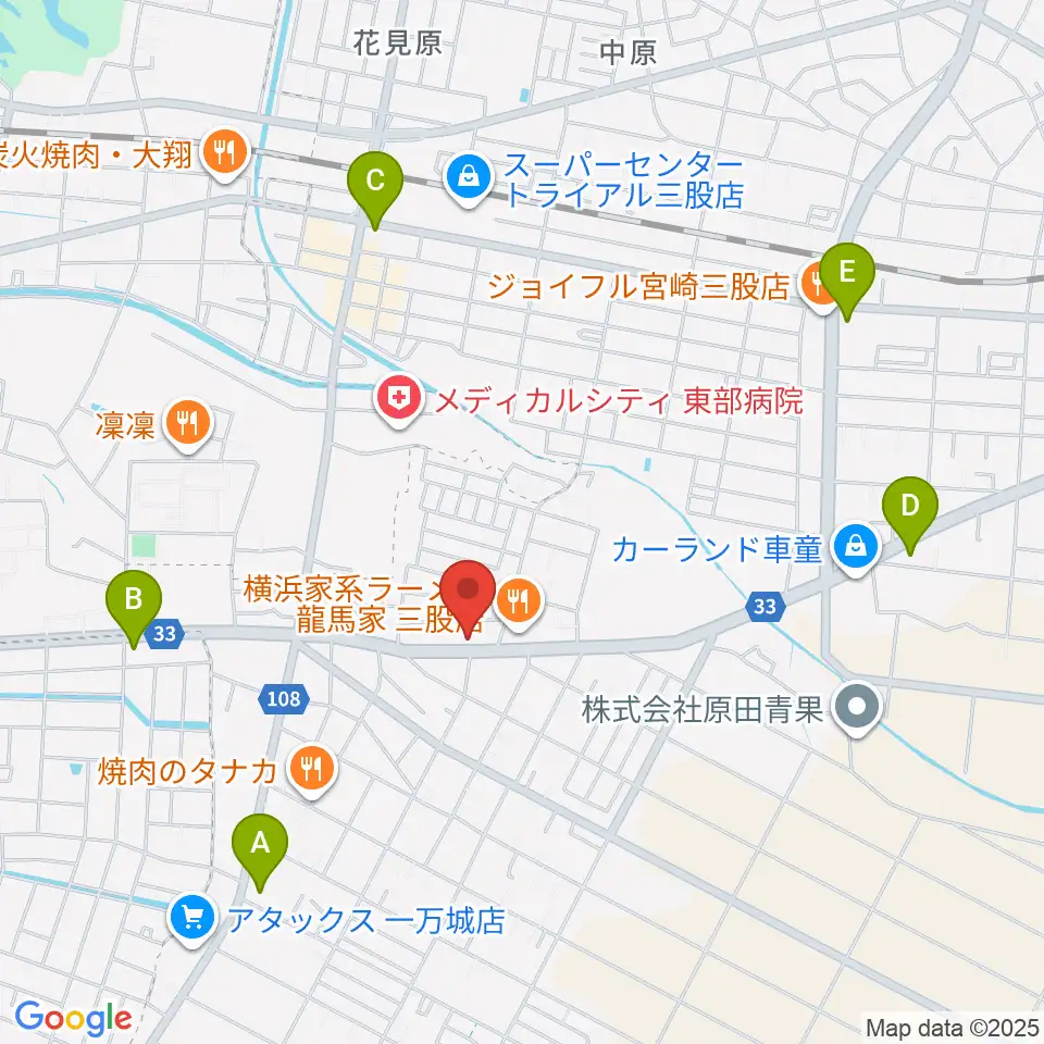 ピアノ工房グローミュージック周辺のコンビニエンスストア一覧地図