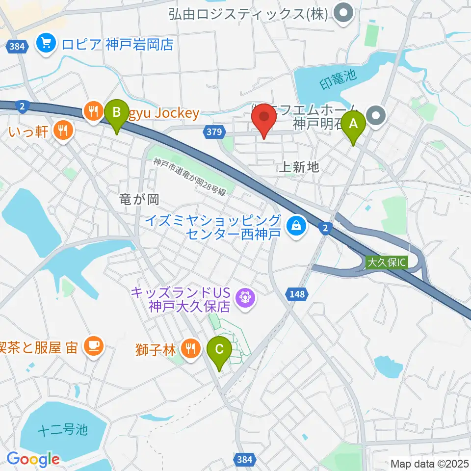 ギター工房オデッセイ周辺のコンビニエンスストア一覧地図