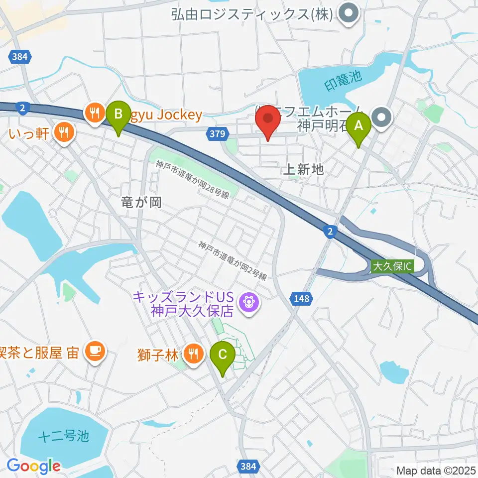 ギター工房オデッセイ周辺のコンビニエンスストア一覧地図