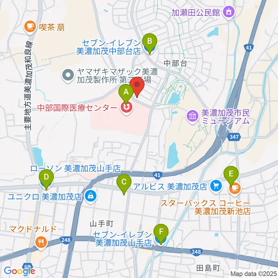 Ancestors Ukulele周辺のコンビニエンスストア一覧地図