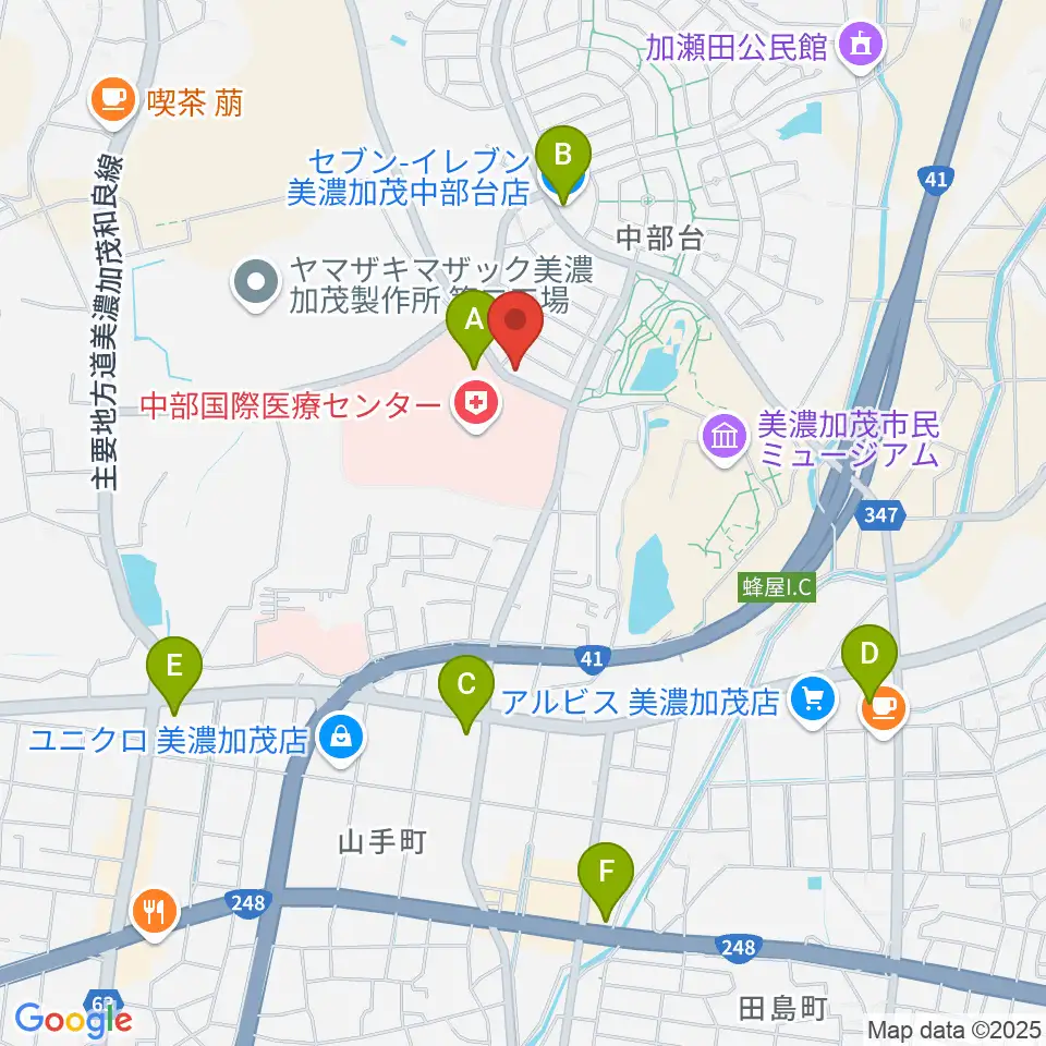 Ancestors Ukulele周辺のコンビニエンスストア一覧地図