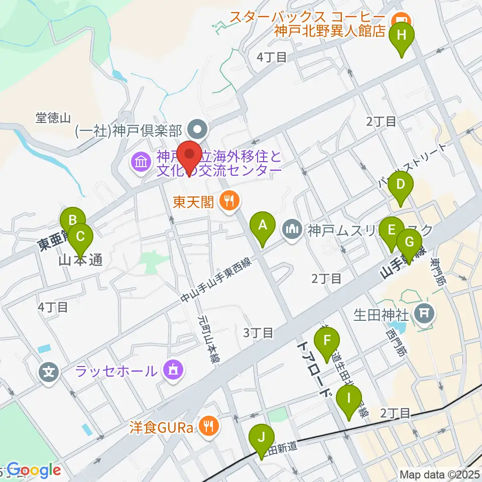 弦楽器とレコードの店プリムローズ周辺のコンビニエンスストア一覧地図