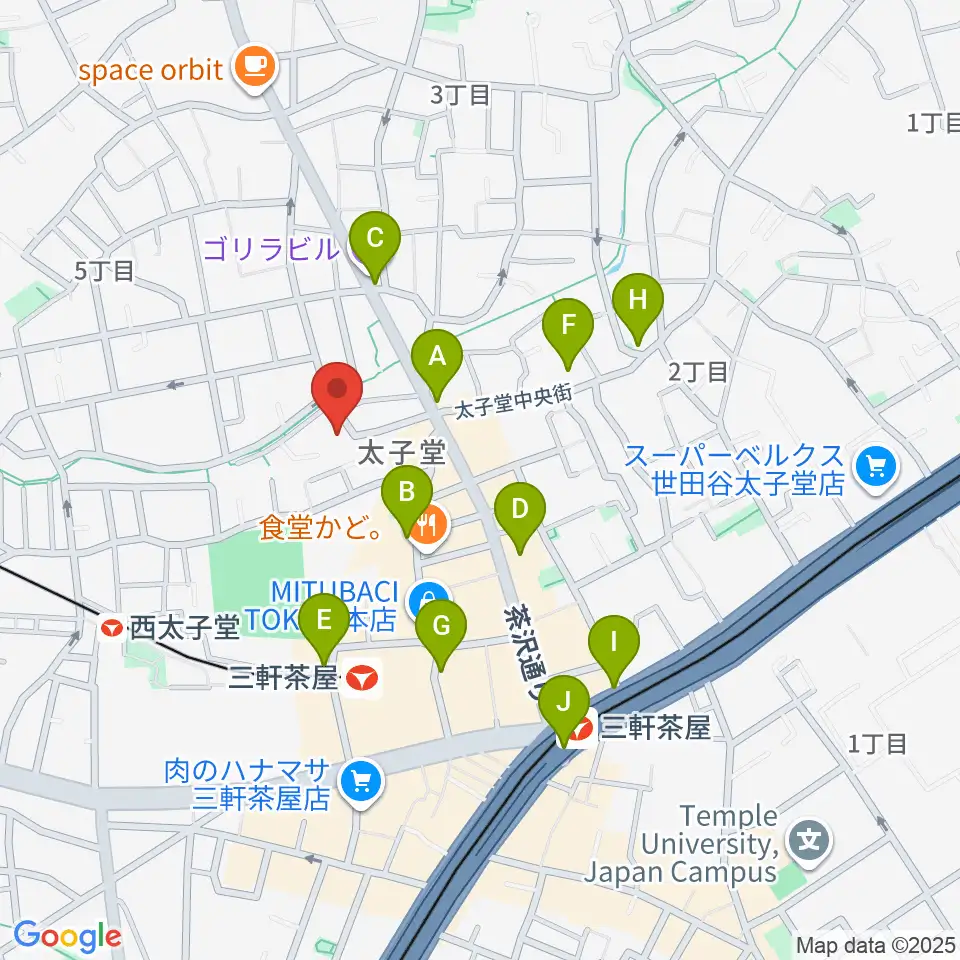 Festa Music Salon周辺のコンビニエンスストア一覧地図