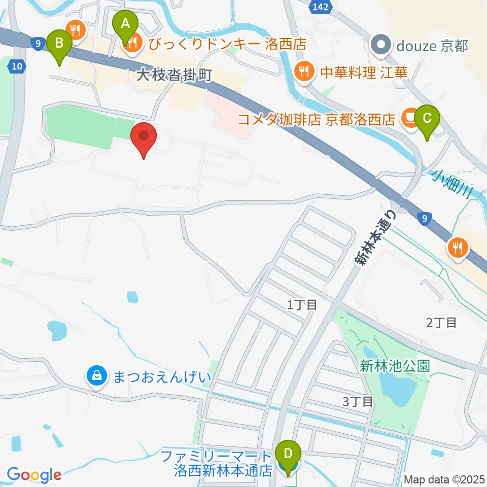 京都市立芸術大学 音楽学部周辺のコンビニエンスストア一覧地図