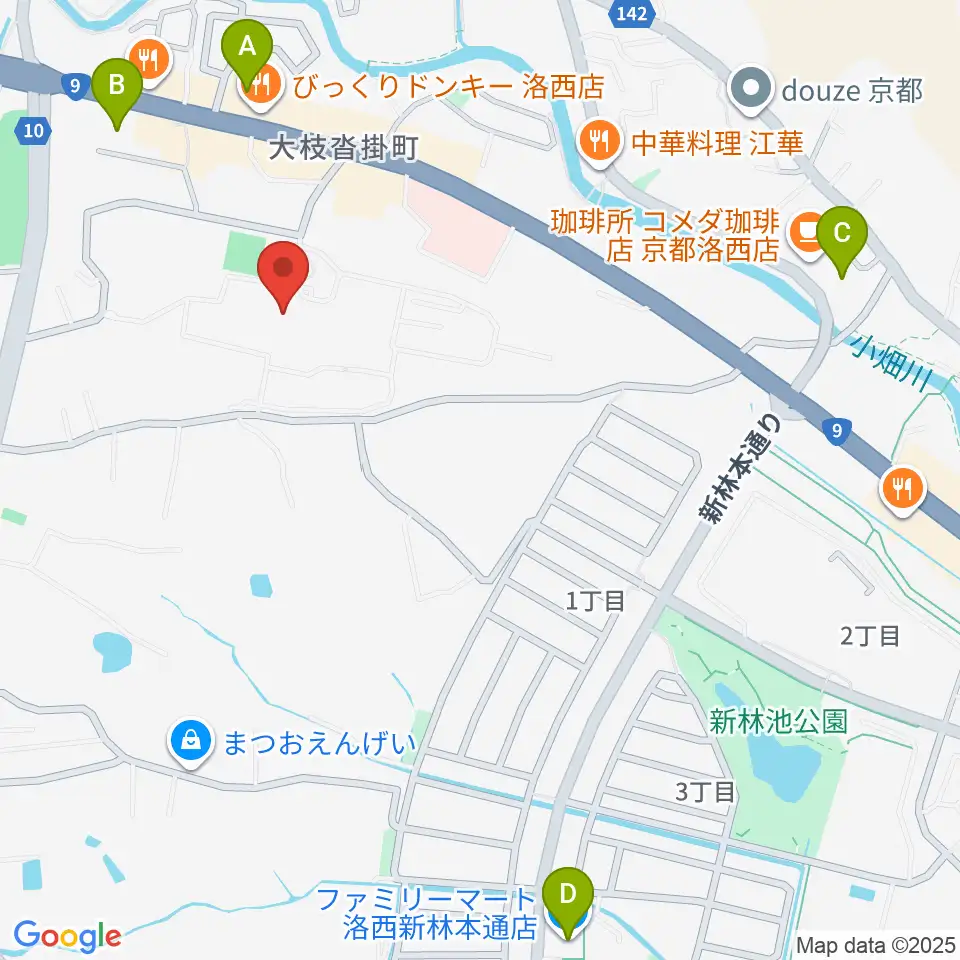 京都市立芸術大学 音楽学部周辺のコンビニエンスストア一覧地図