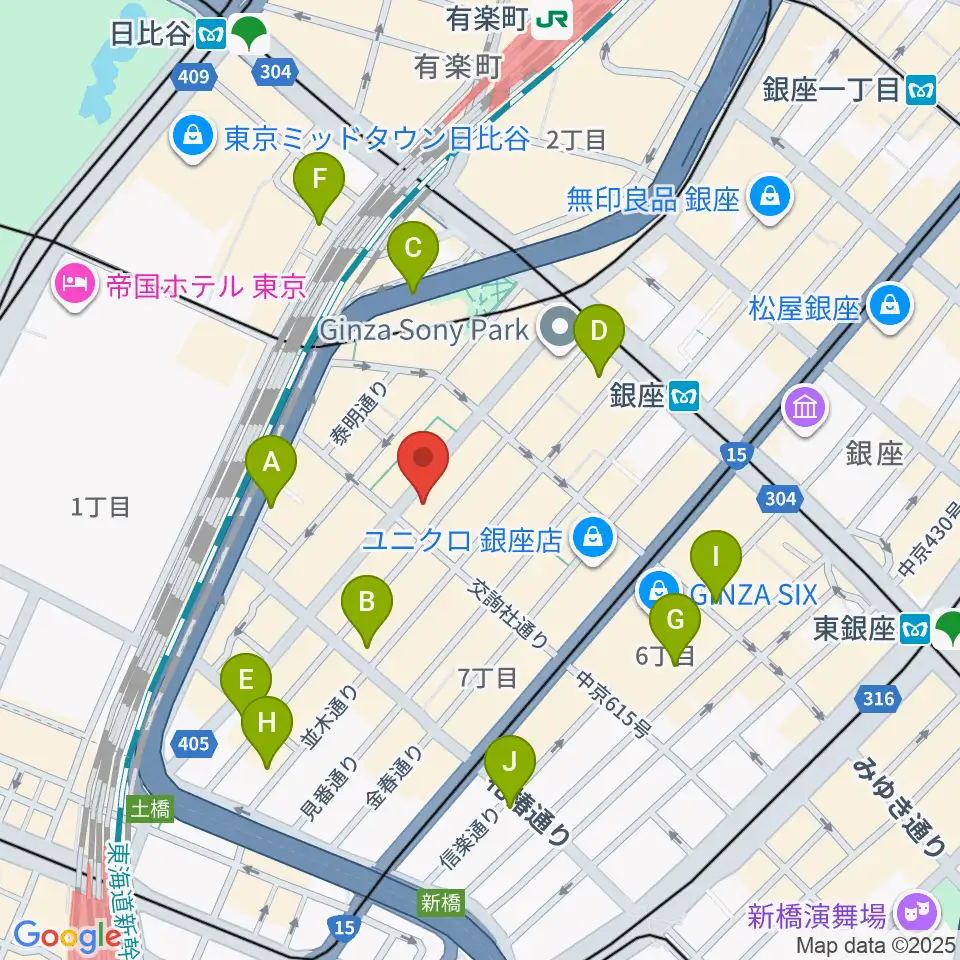 国際新堀芸術学院 東京校周辺のコンビニエンスストア一覧地図