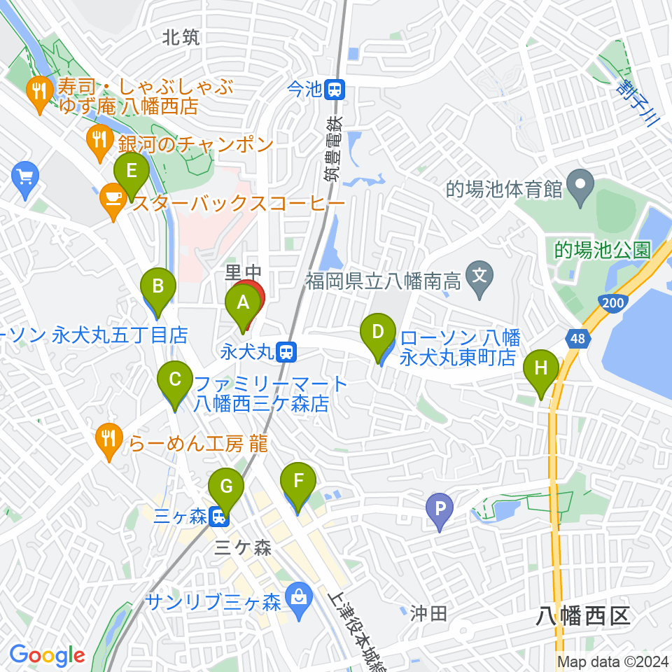 CIUスタジオ周辺のコンビニエンスストア一覧地図