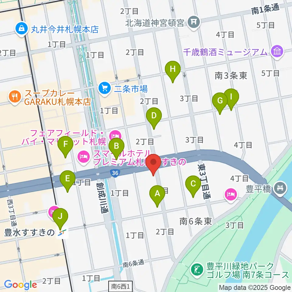 中華二胡学院周辺のコンビニエンスストア一覧地図