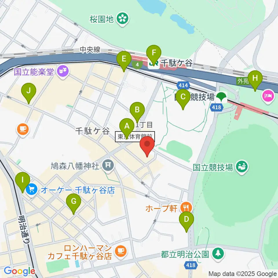 専門学校 東京クールジャパン・アカデミー周辺のコンビニエンスストア一覧地図