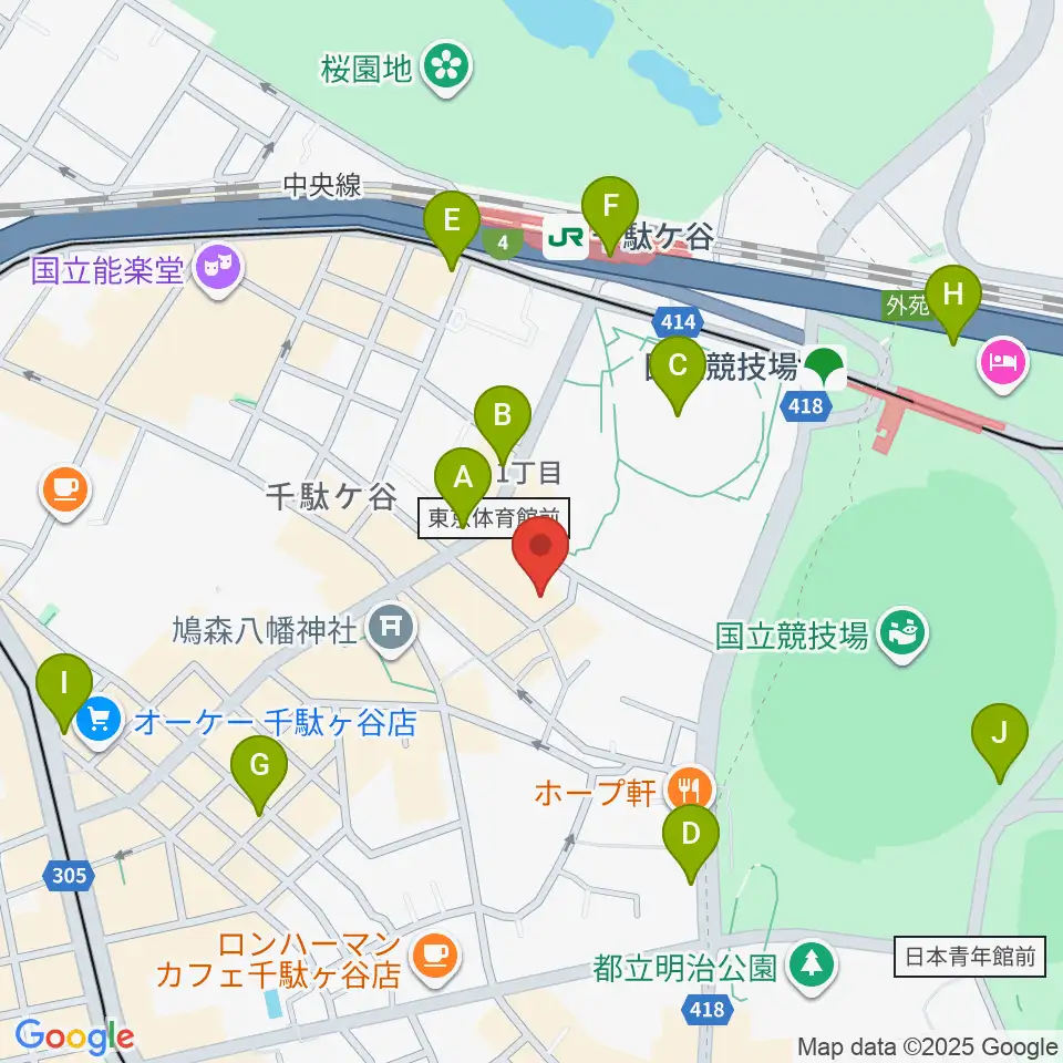 専門学校 東京クールジャパン・アカデミー周辺のコンビニエンスストア一覧地図