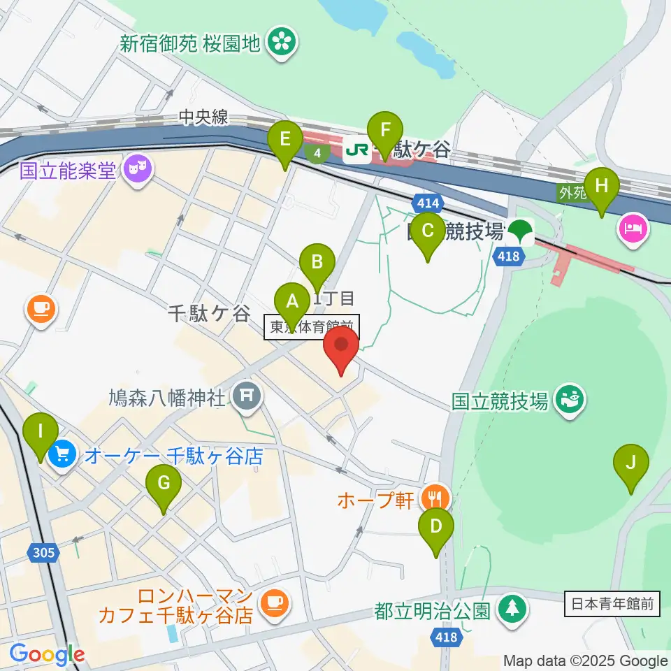 専門学校 東京クールジャパン・アカデミー周辺のコンビニエンスストア一覧地図