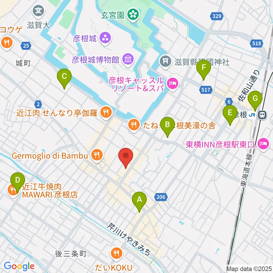 Tied Music(タイドミュージック)周辺のコンビニエンスストア一覧地図