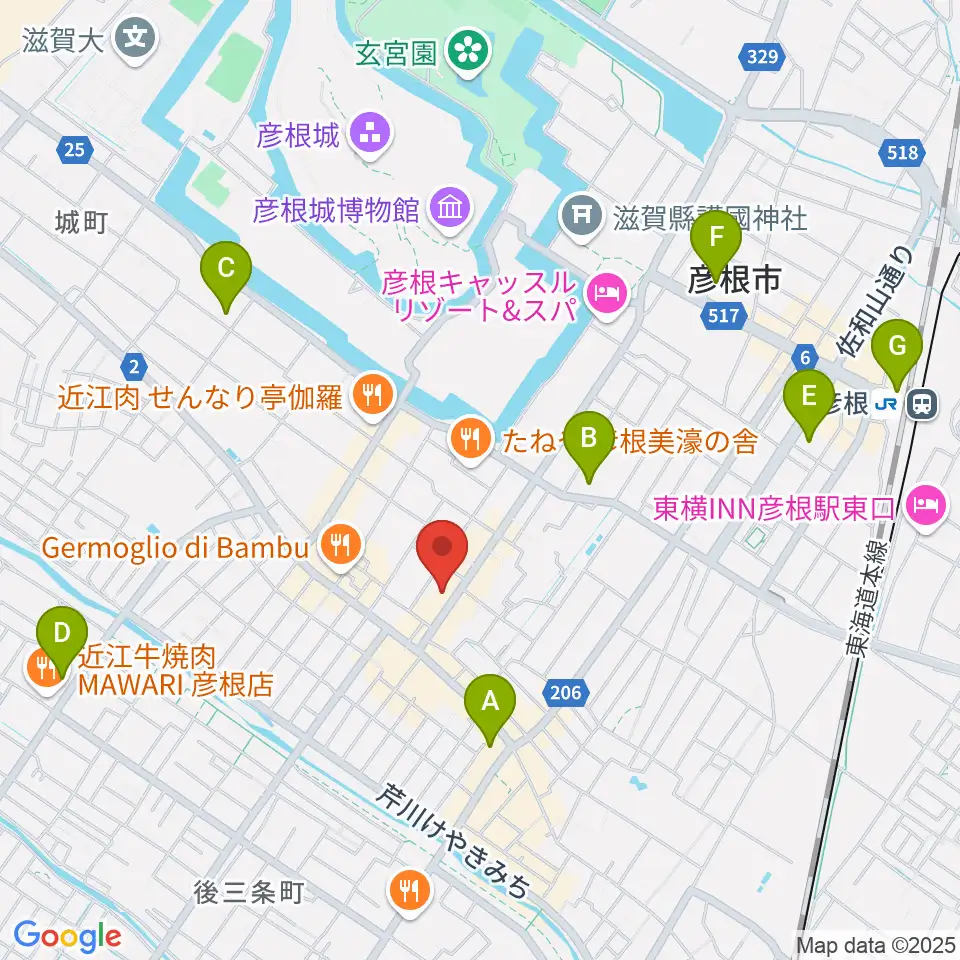 Tied Music(タイドミュージック)周辺のコンビニエンスストア一覧地図