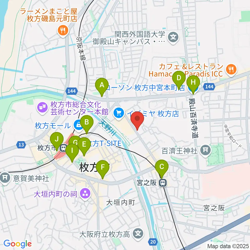 リプルミュージック周辺のコンビニエンスストア一覧地図