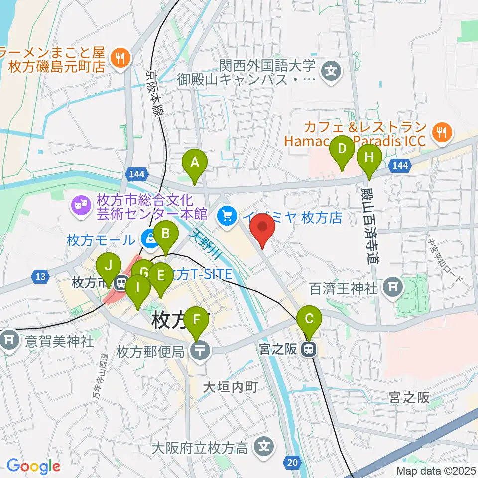 リプルミュージック周辺のコンビニエンスストア一覧地図