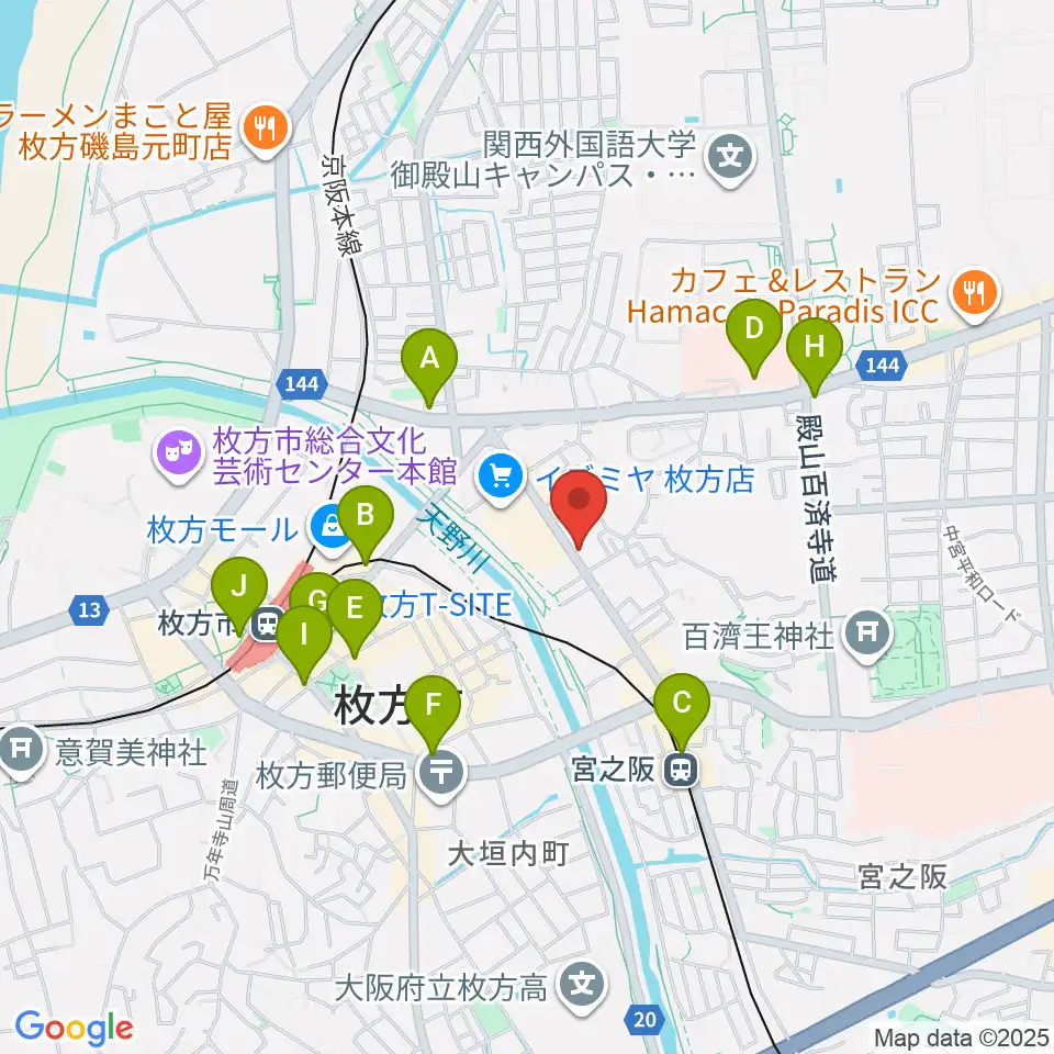 リプルミュージック周辺のコンビニエンスストア一覧地図