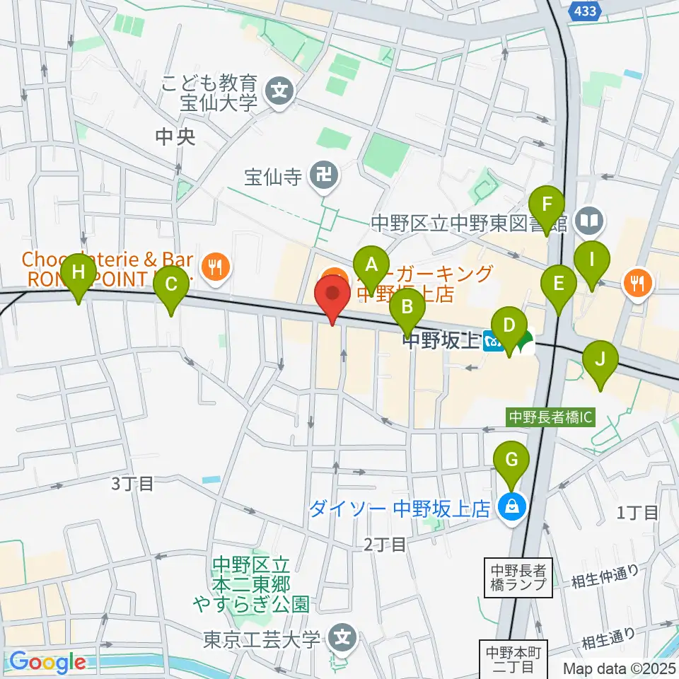 松栄楽器店周辺のコンビニエンスストア一覧地図
