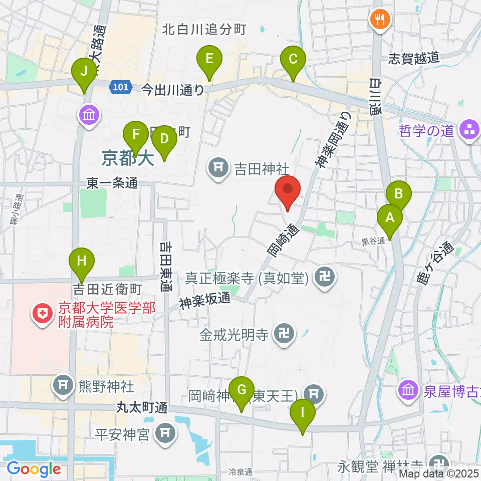 錦鱗館周辺のコンビニエンスストア一覧地図