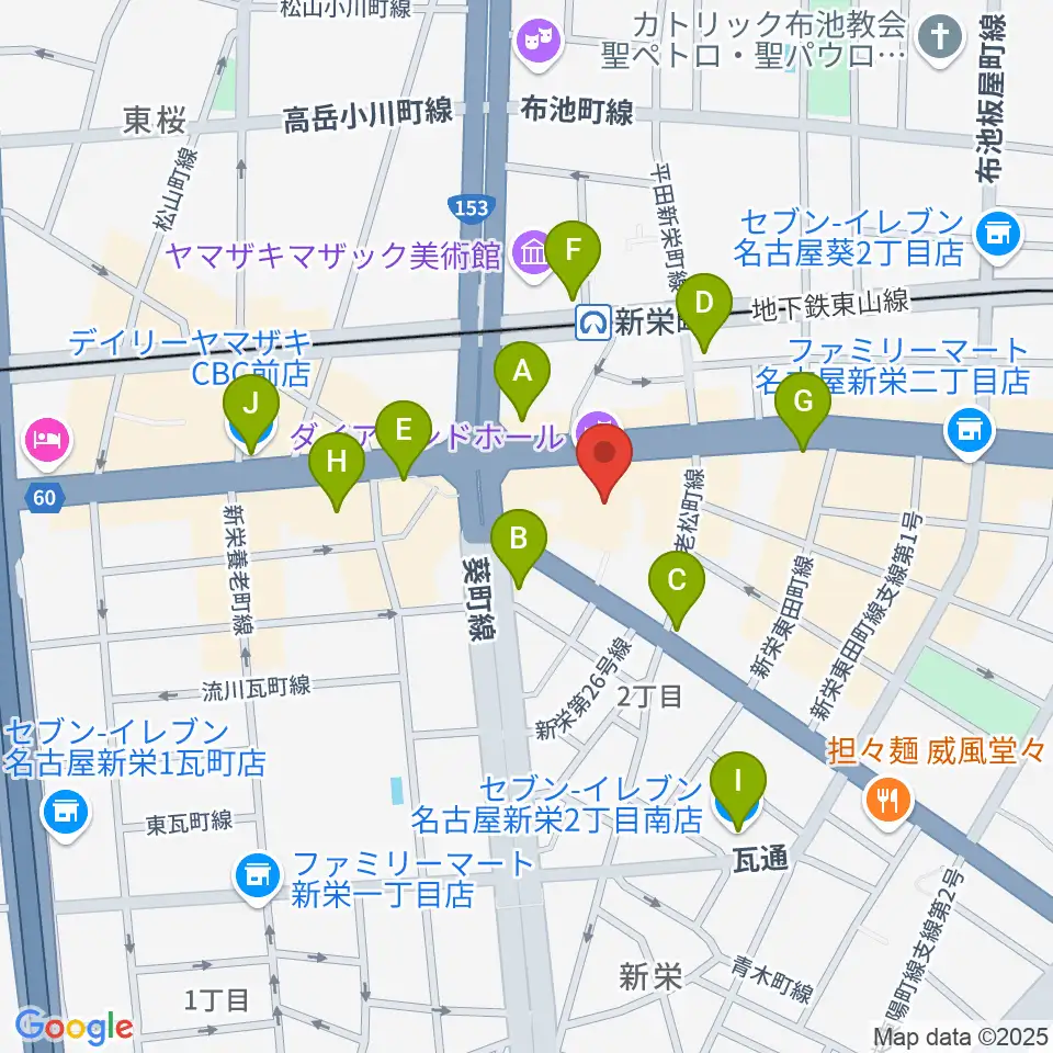 studio KANADiA周辺のコンビニエンスストア一覧地図