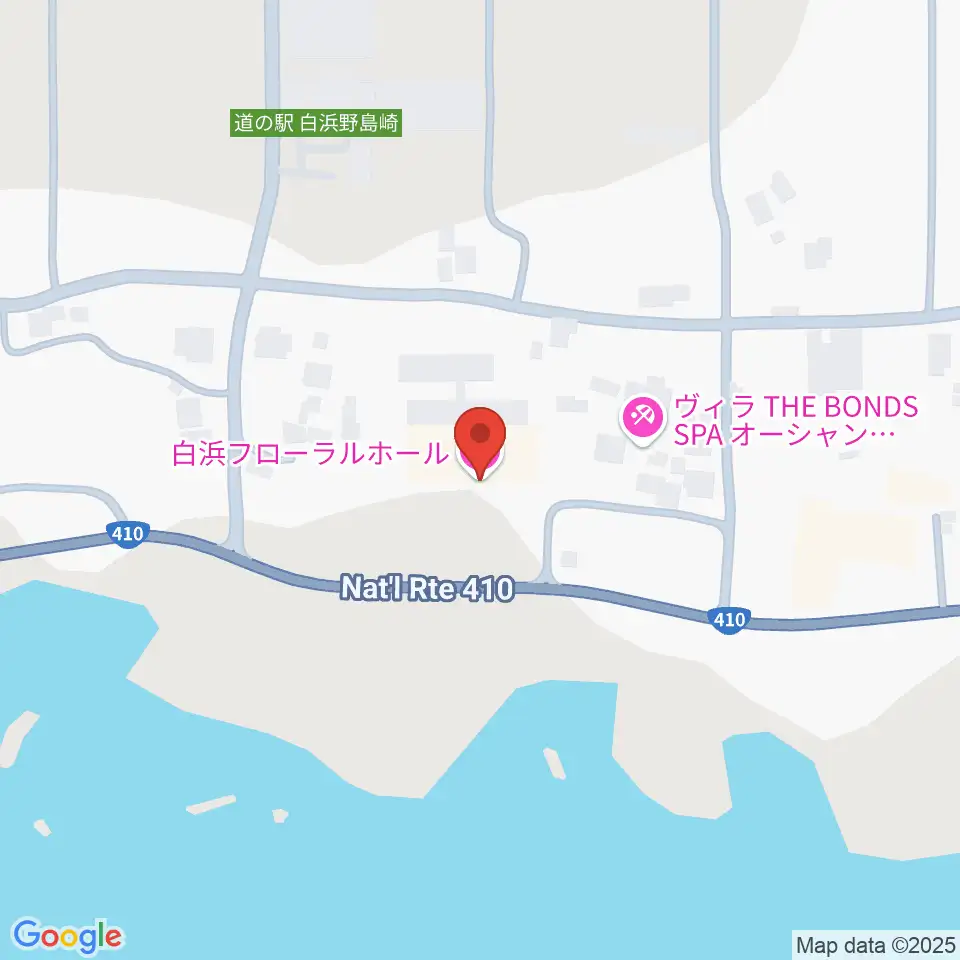 白浜フローラルホール周辺のコンビニエンスストア一覧地図