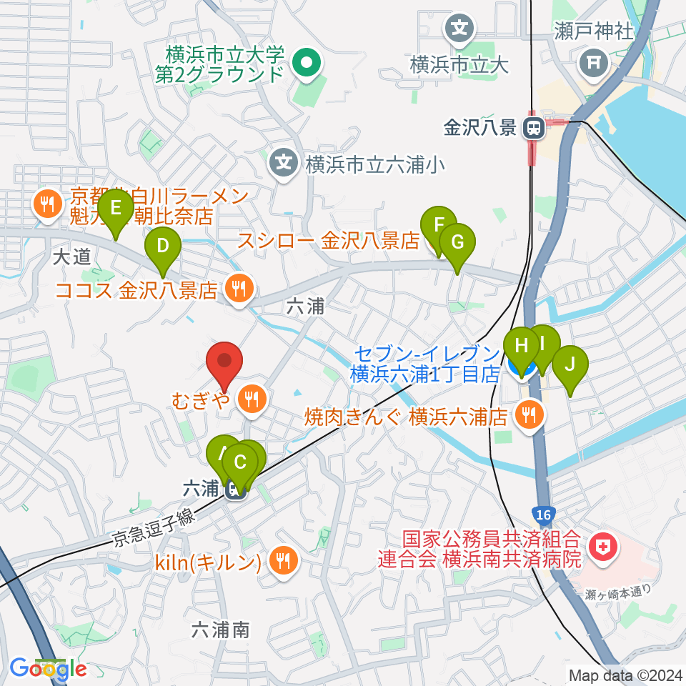 一色ピアノ教室周辺のコンビニエンスストア一覧地図