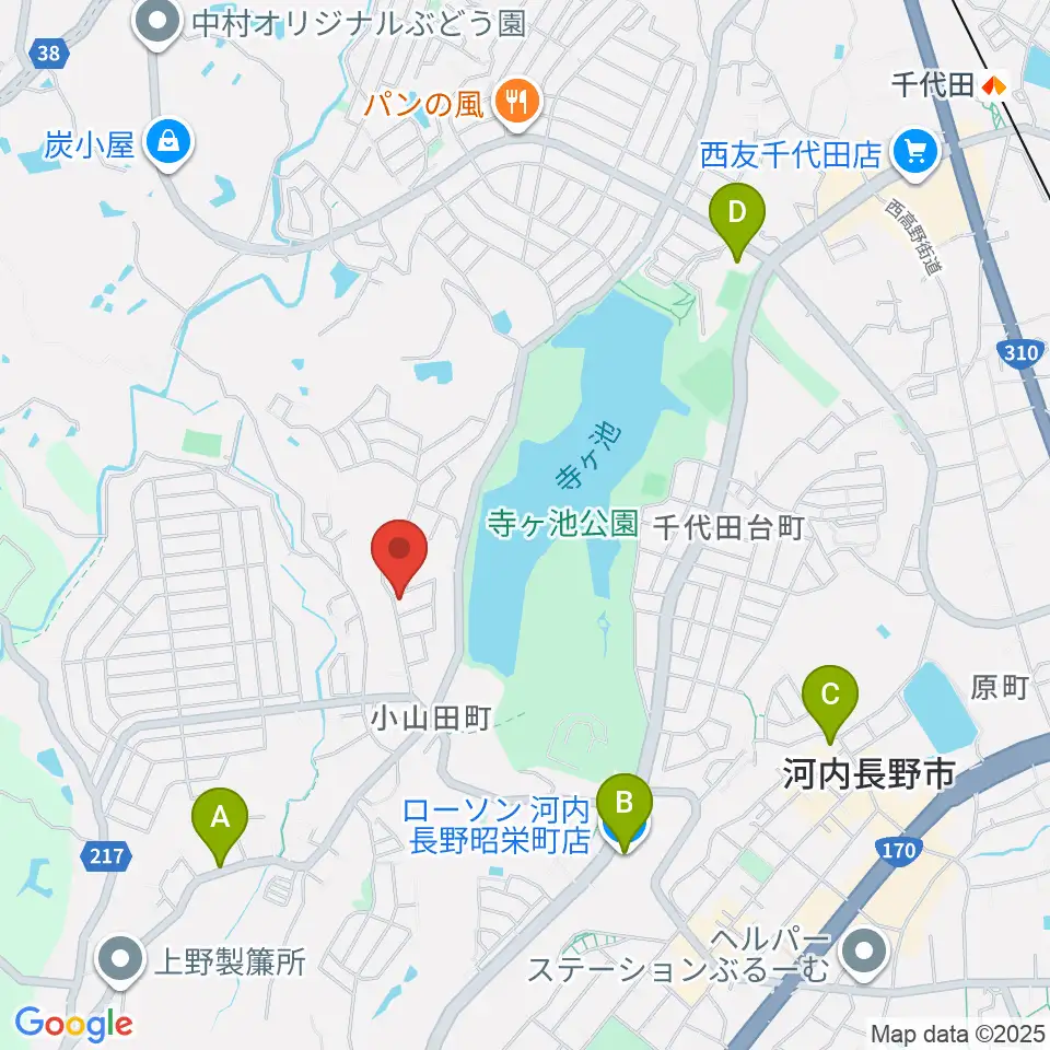 田中ピアノサービス周辺のコンビニエンスストア一覧地図