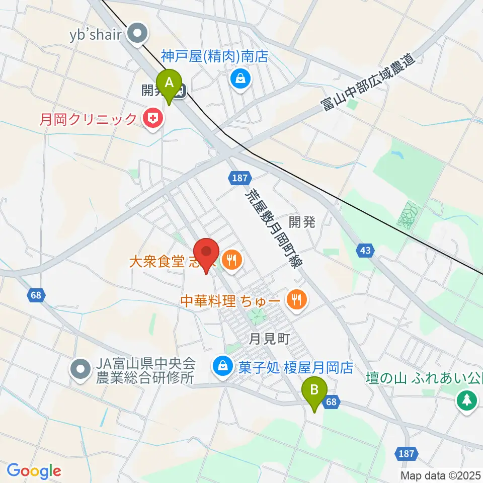 アルパカ音楽教室周辺のコンビニエンスストア一覧地図