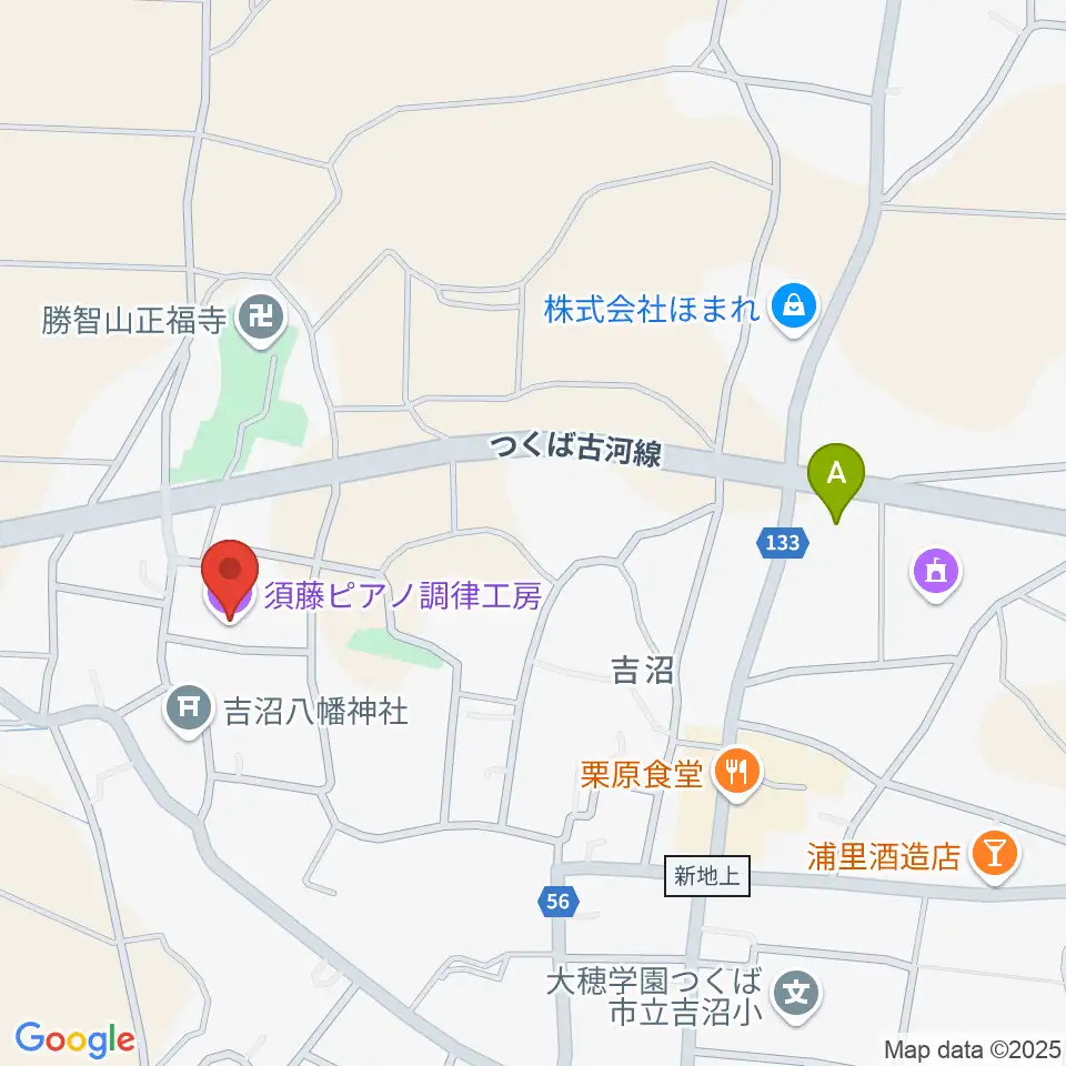 須藤ピアノ調律工房周辺のコンビニエンスストア一覧地図