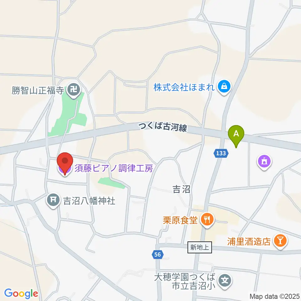 須藤ピアノ調律工房周辺のコンビニエンスストア一覧地図