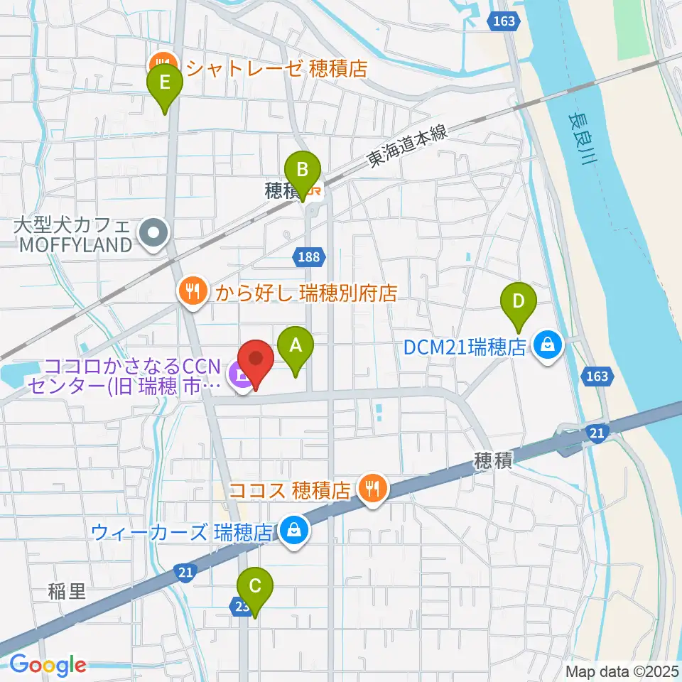 ココロかさなるCNNセンター周辺のコンビニエンスストア一覧地図