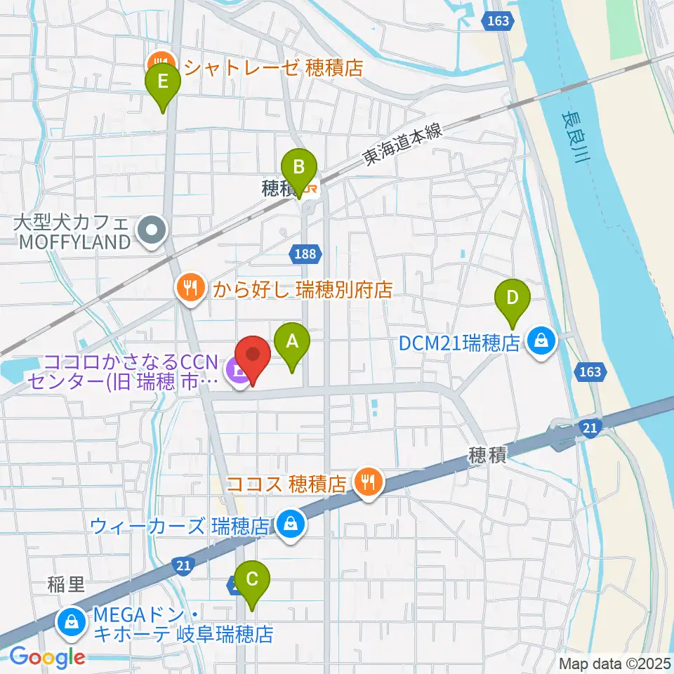ココロかさなるCNNセンター周辺のコンビニエンスストア一覧地図