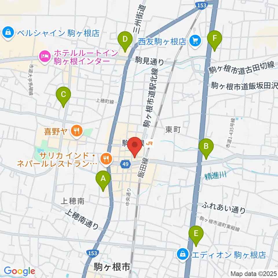 G-Studio NIRVASH周辺のコンビニエンスストア一覧地図