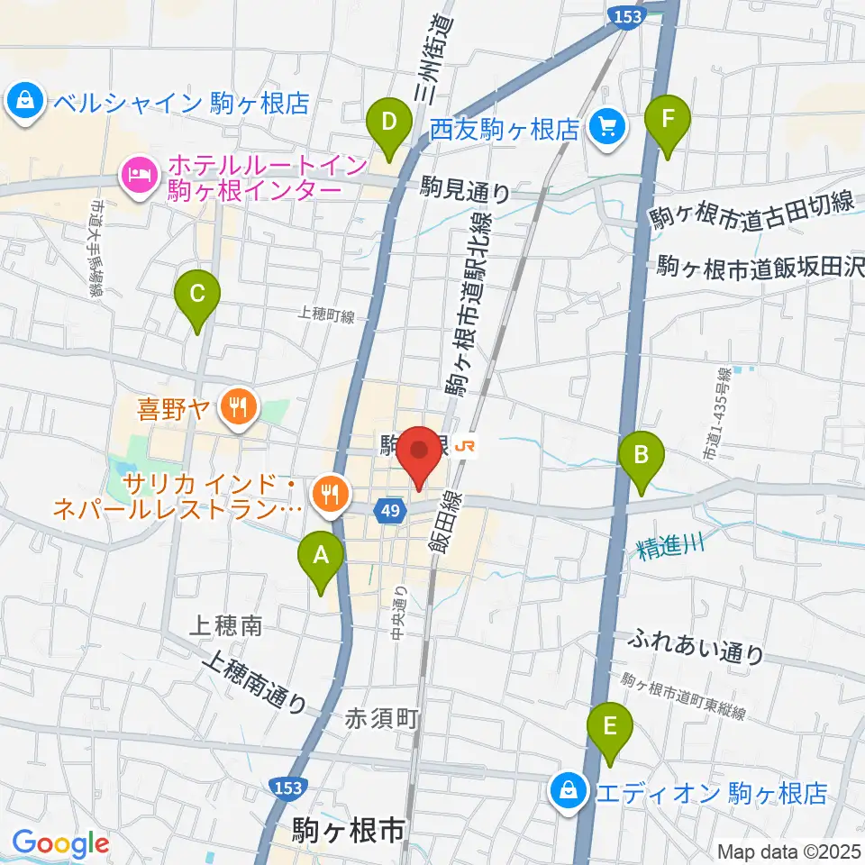 G-Studio NIRVASH周辺のコンビニエンスストア一覧地図