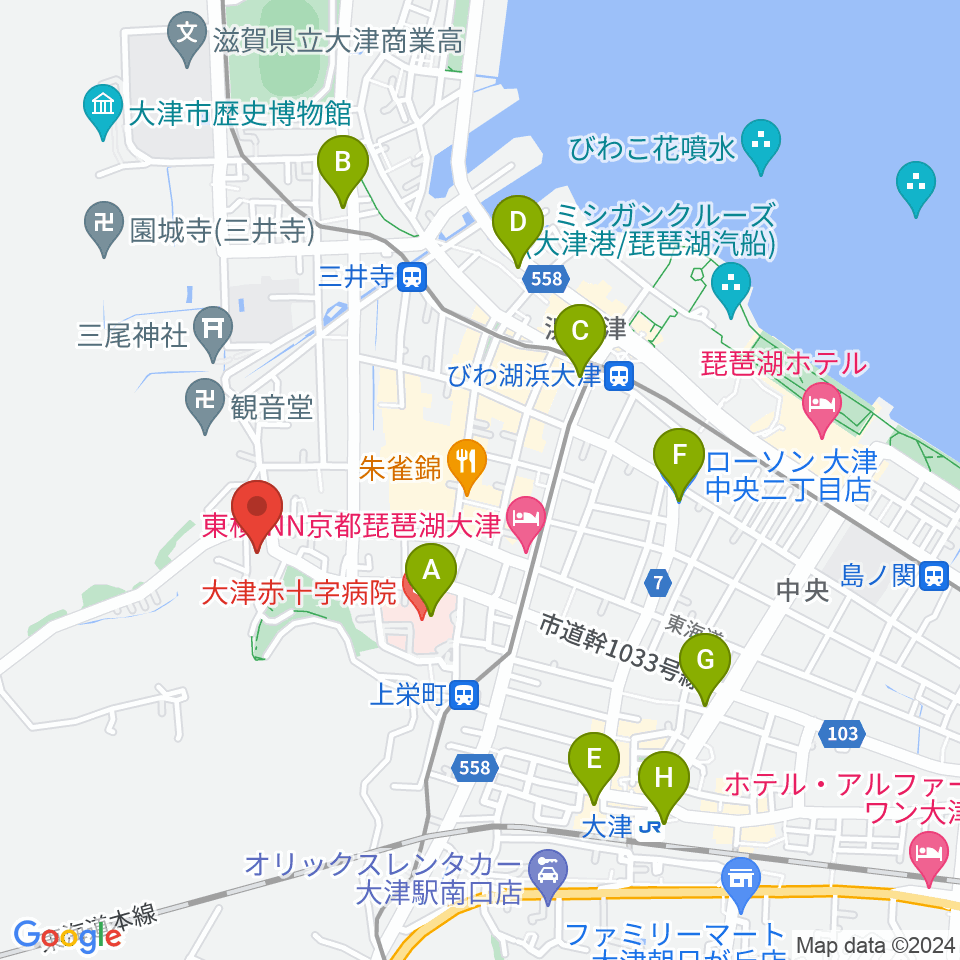 ながらの座・座周辺のコンビニエンスストア一覧地図