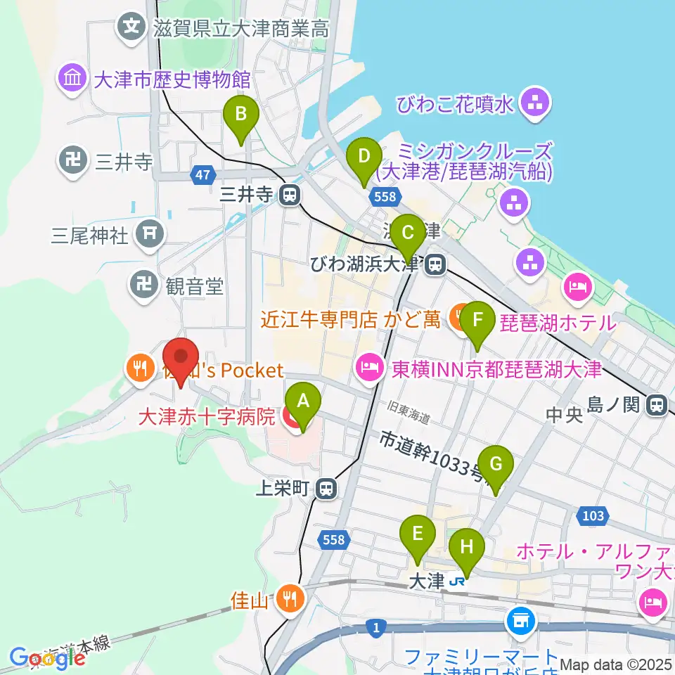 ながらの座・座周辺のコンビニエンスストア一覧地図
