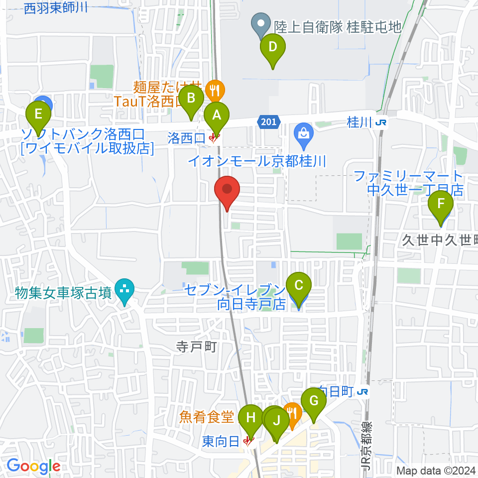 桂川ベアティホール周辺のコンビニエンスストア一覧地図