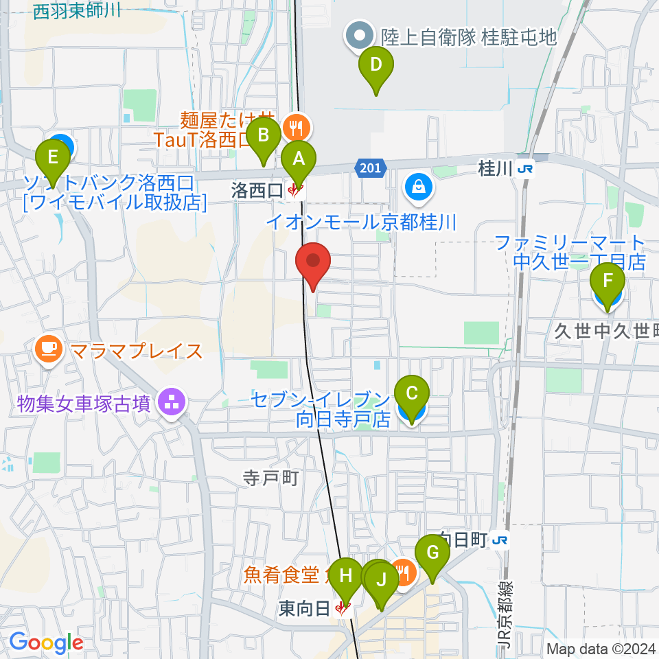 桂川ベアティホール周辺のコンビニエンスストア一覧地図