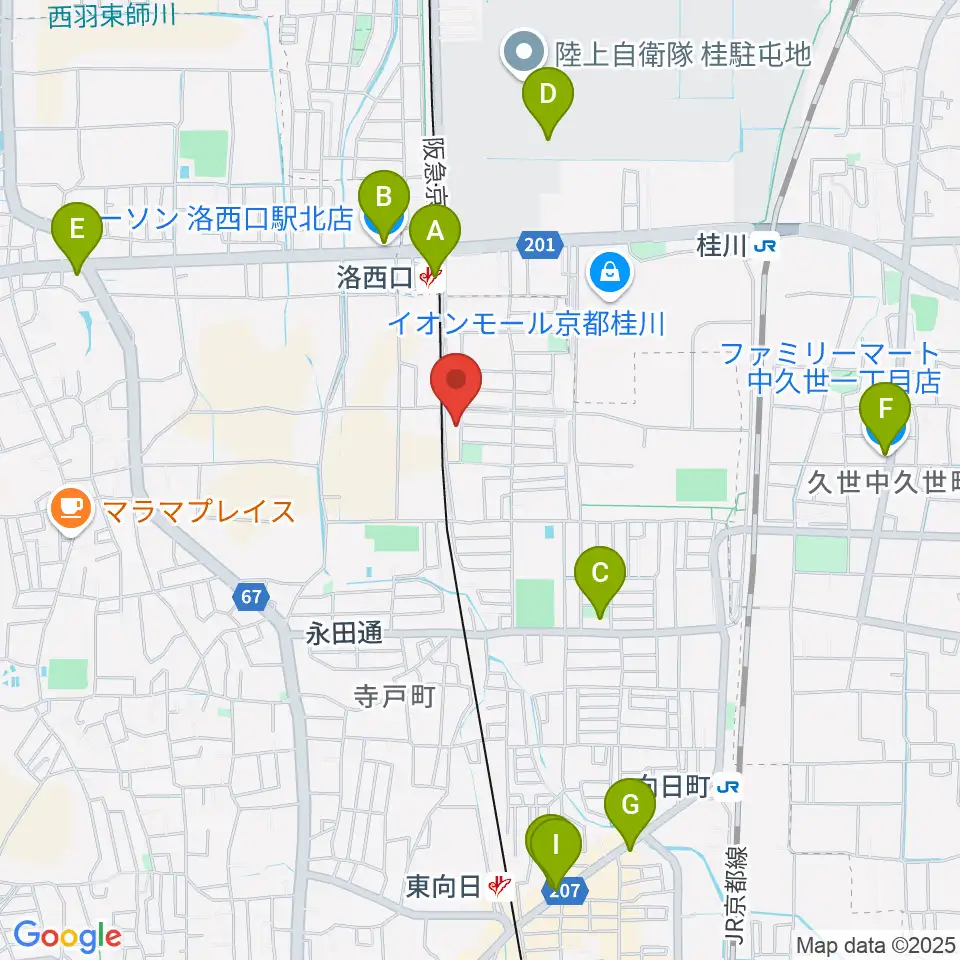 桂川ベアティホール周辺のコンビニエンスストア一覧地図