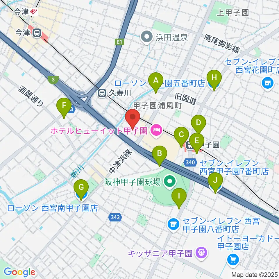 まんまるみかん周辺のコンビニエンスストア一覧地図