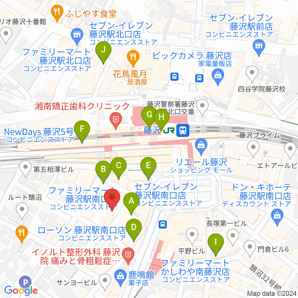 Sound Cafe Bamboo周辺のコンビニエンスストア一覧地図