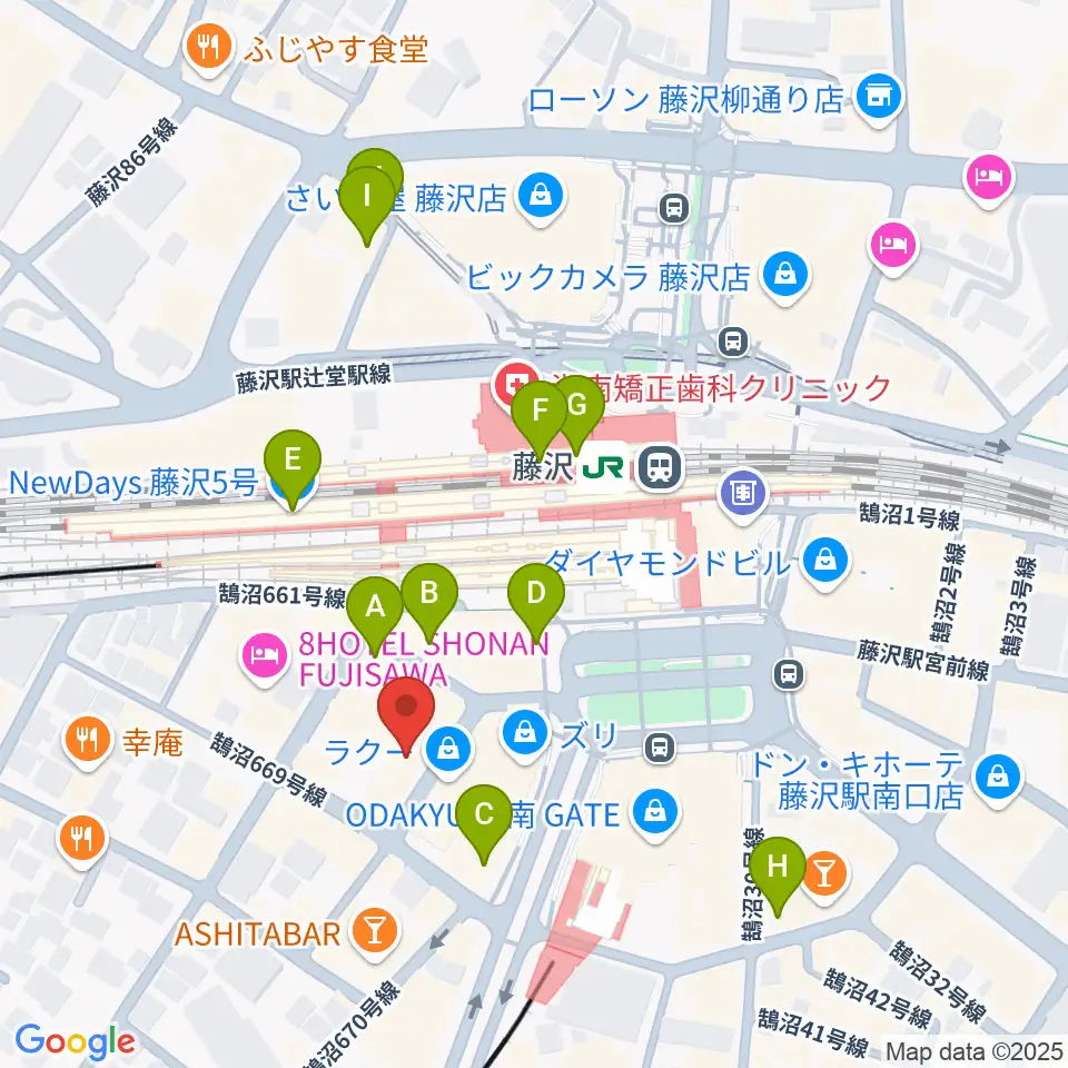 Sound Cafe Bamboo周辺のコンビニエンスストア一覧地図