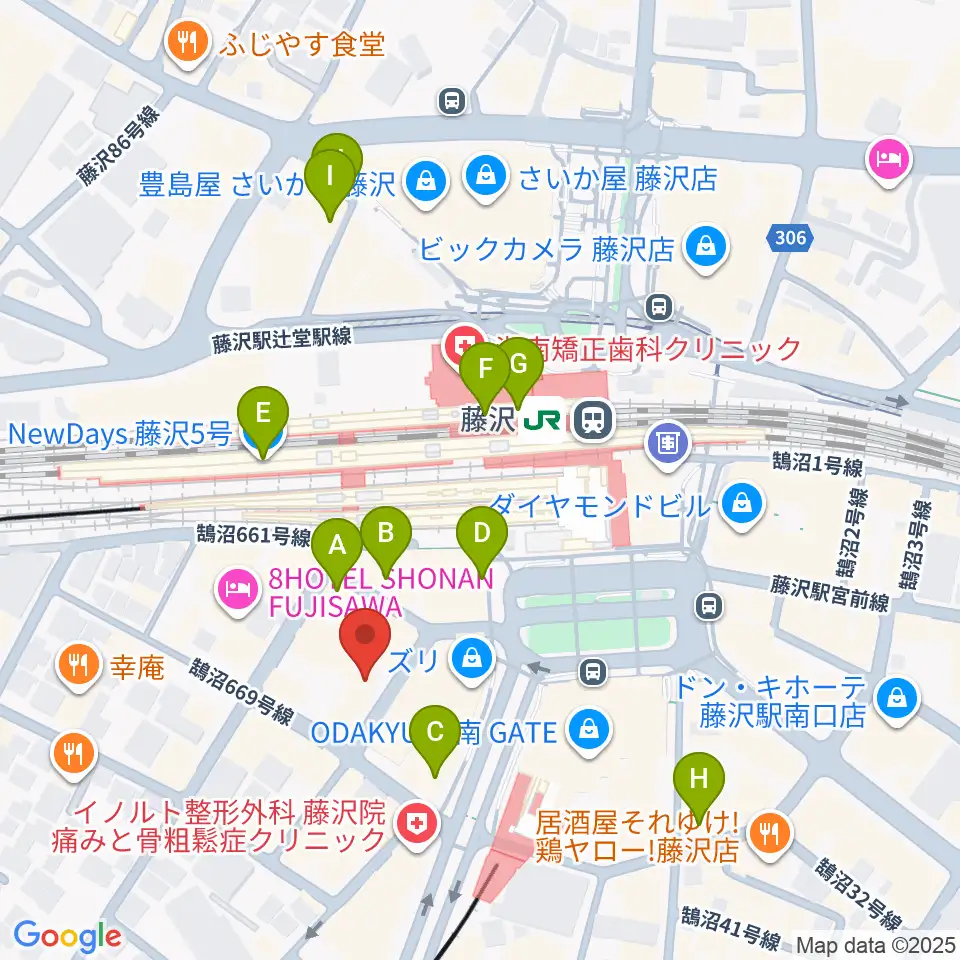 Sound Cafe Bamboo周辺のコンビニエンスストア一覧地図