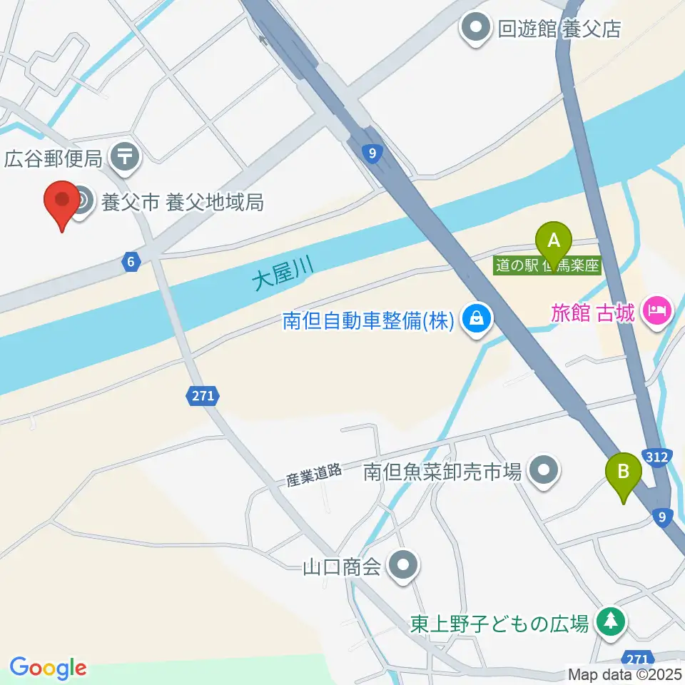 養父市立ビバホール周辺のコンビニエンスストア一覧地図