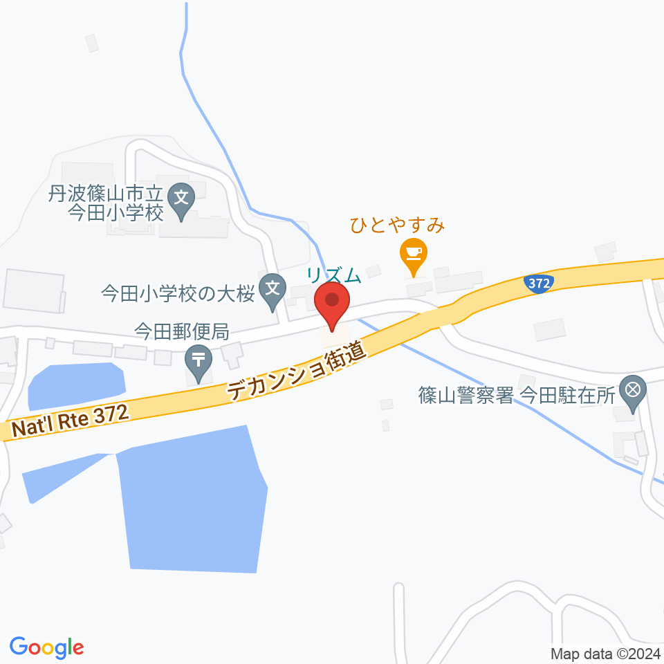篠山rizm周辺のコンビニエンスストア一覧地図