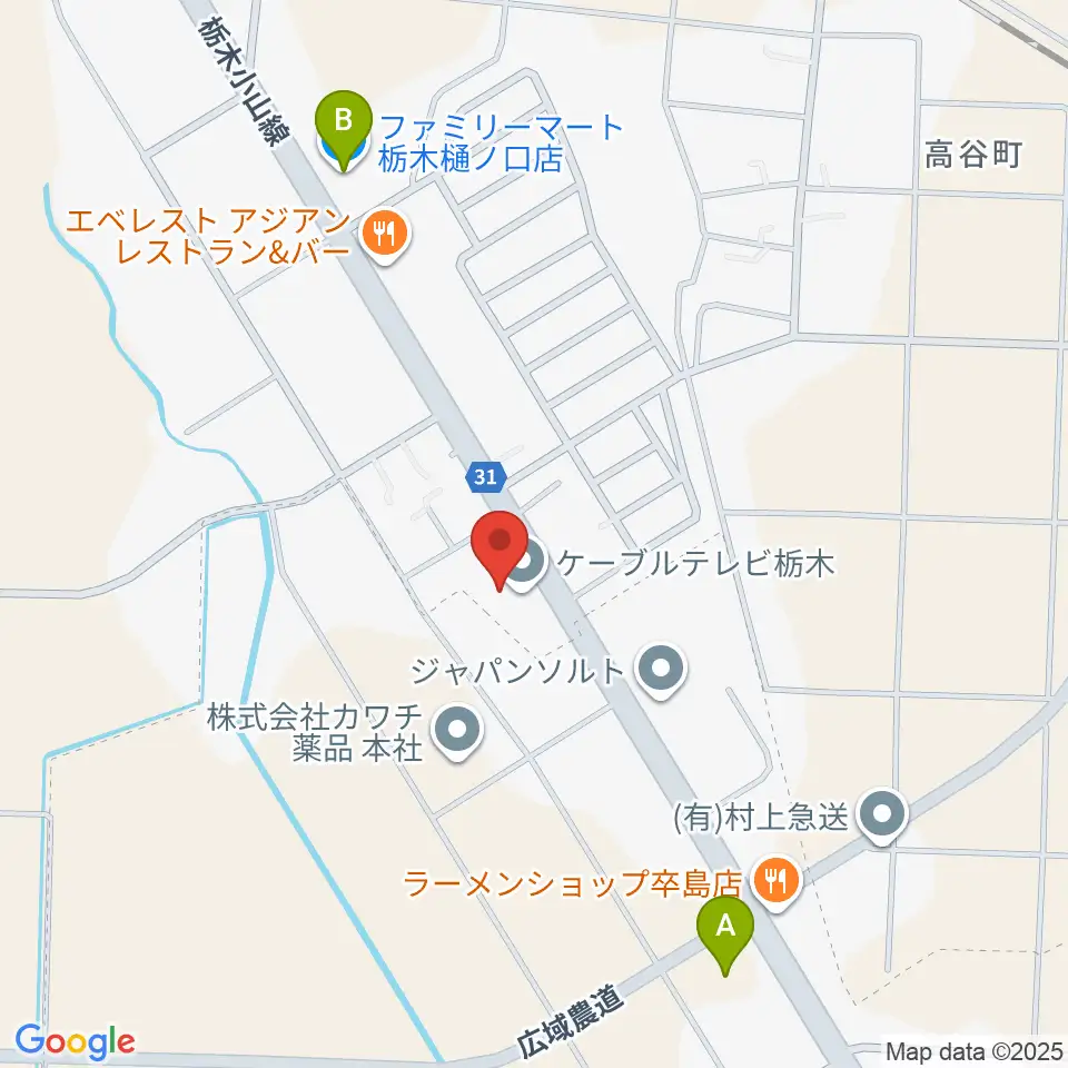FMくらら857周辺のコンビニエンスストア一覧地図