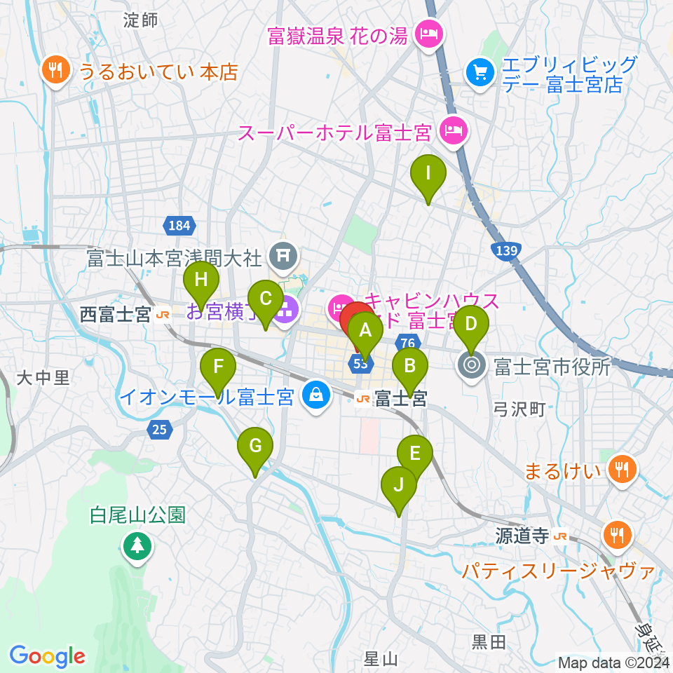 ロックハウスポパイ周辺のコンビニエンスストア一覧地図