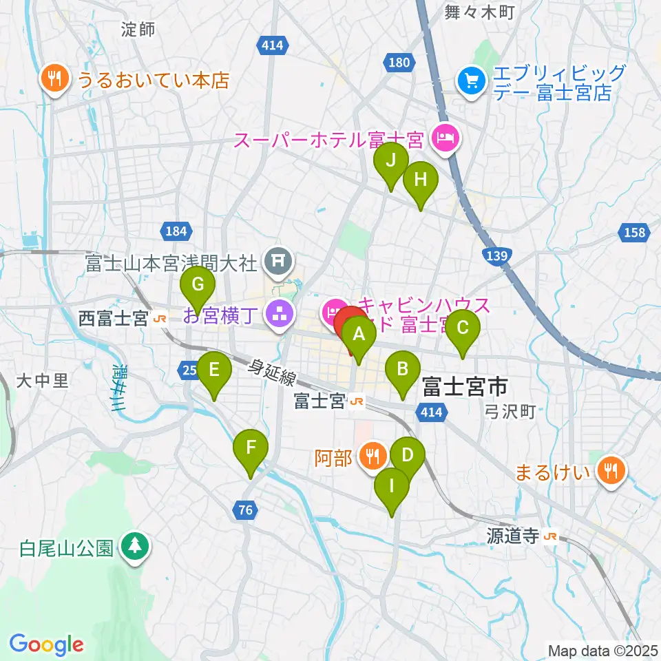 ロックハウスポパイ周辺のコンビニエンスストア一覧地図
