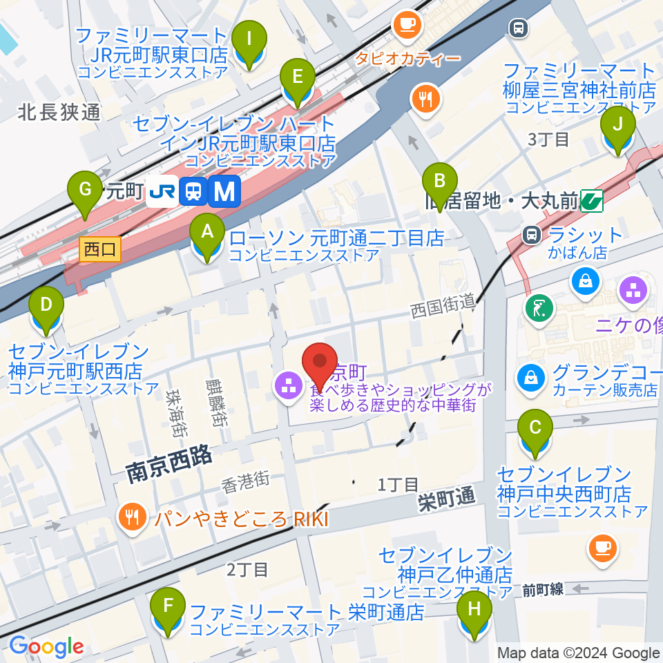 アルチザンハウス神戸周辺のコンビニエンスストア一覧地図